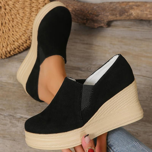 Women's Minimalist Casual Color Blocked High-heeled Sandals
