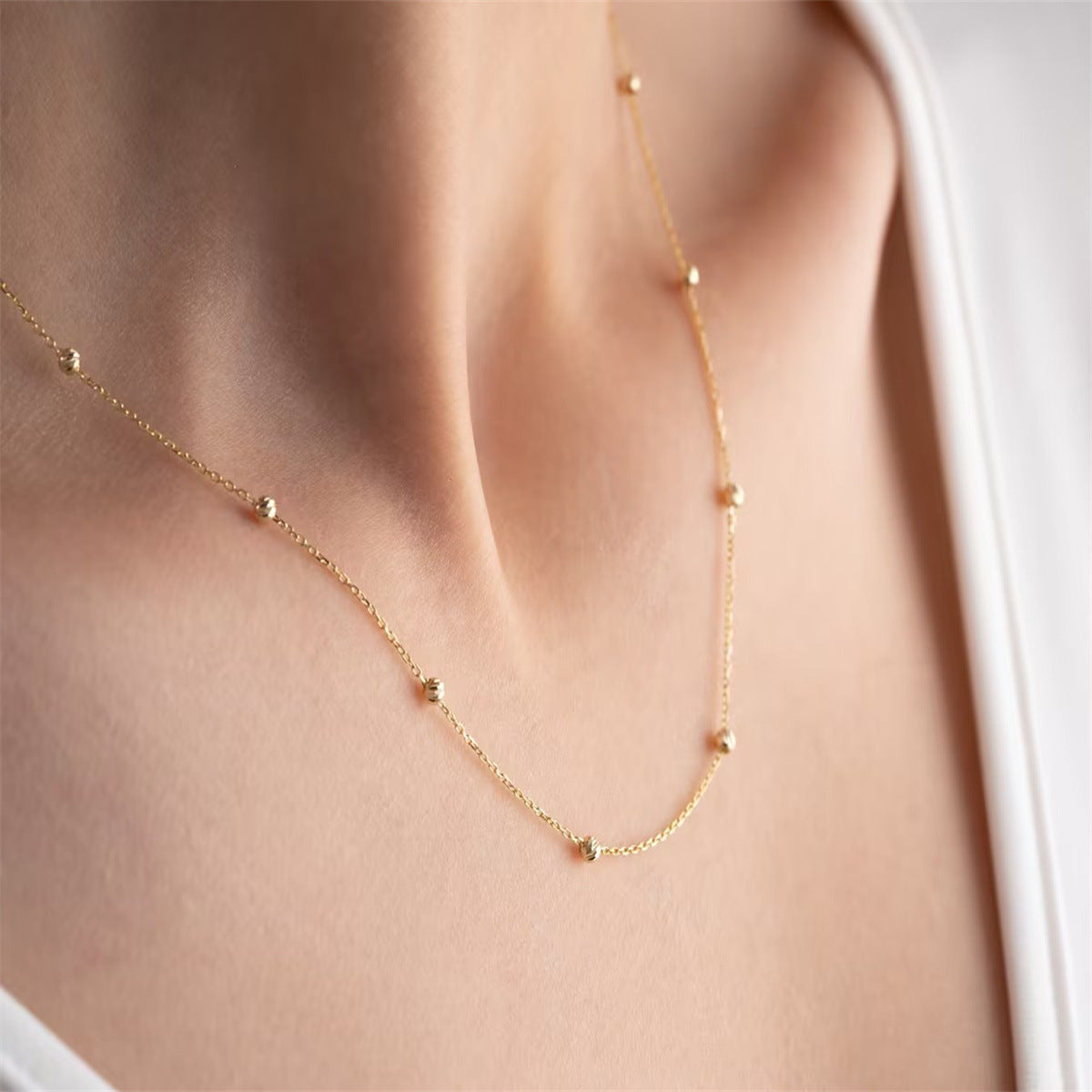 Stainless Steel 18k Gold Flat Snake Chain