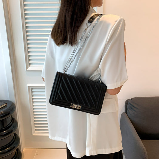 Chain Trend Small Square Bag Casual Minimalist Shoulder Bag