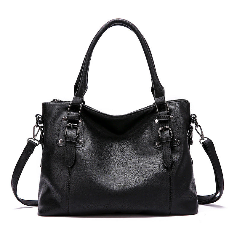 Women's Vintage Minimalist Shoulder Large-Capacity Crossbody Bag