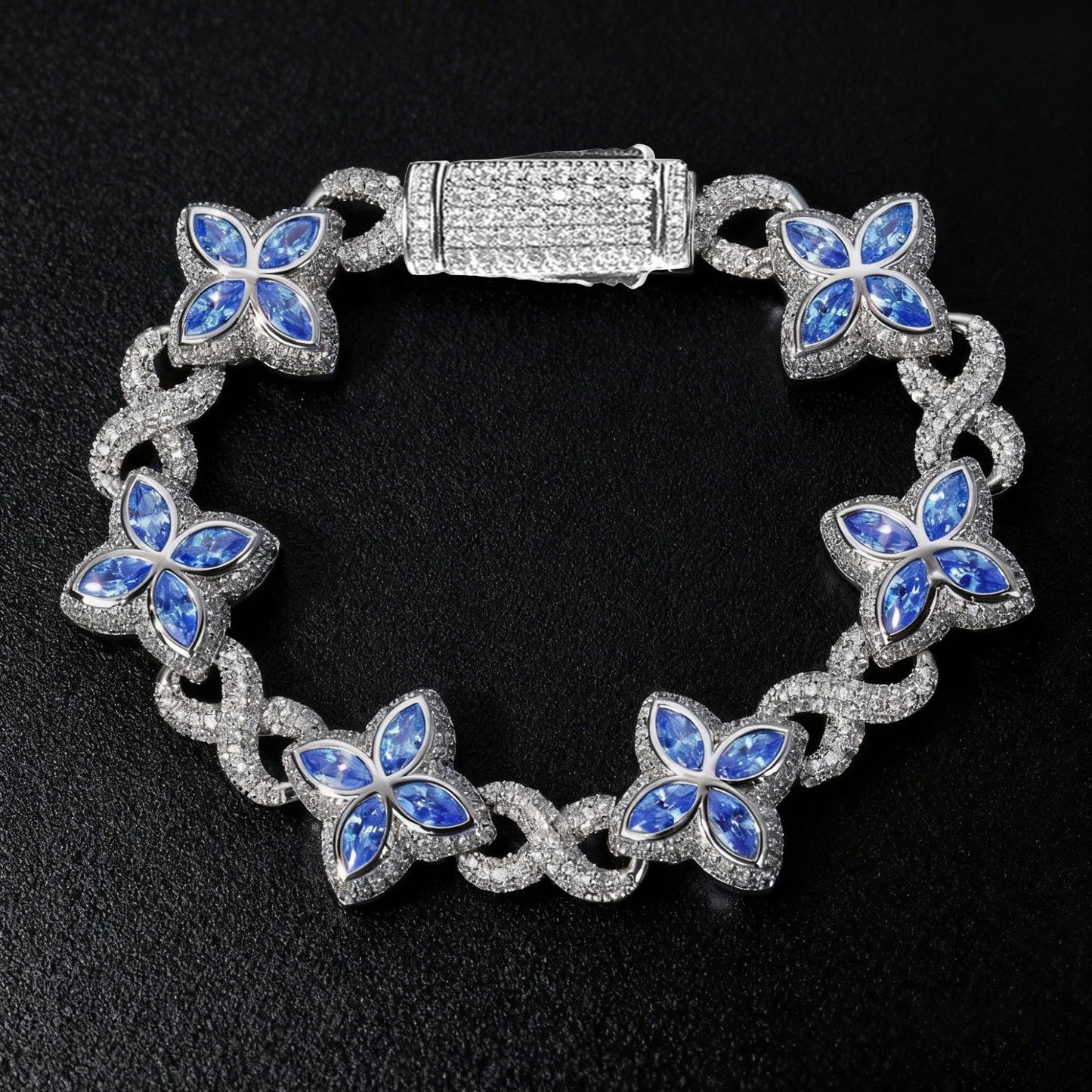 Spring-clasp Zircon Colorful Bracelet Jewelry