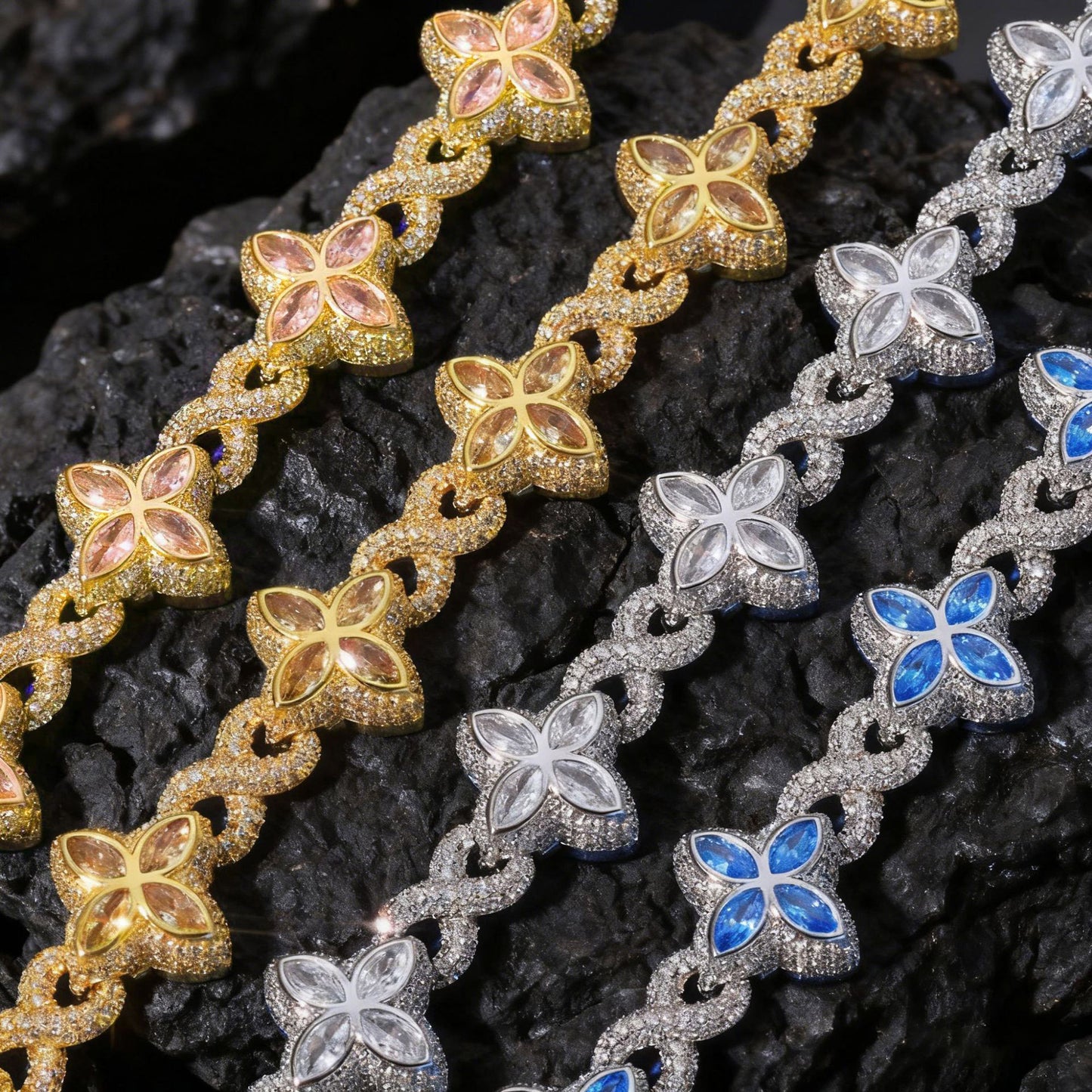 Spring-clasp Zircon Colorful Bracelet Jewelry