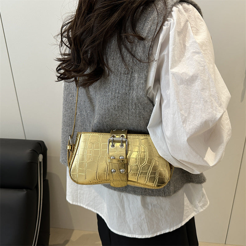 Heavy-metal-style Underarm Bag Perfect For Everyday Shoulder Wear