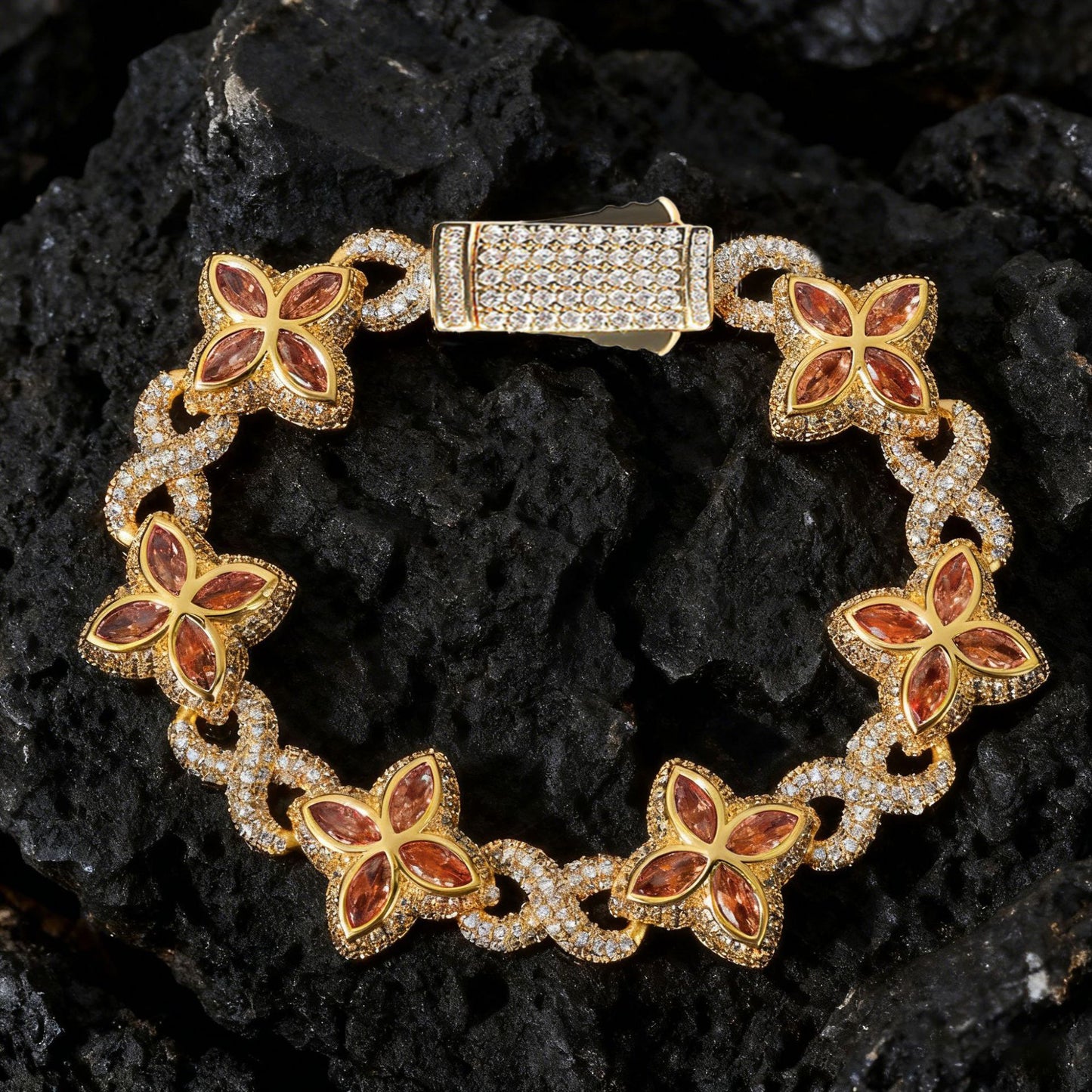 Spring-clasp Zircon Colorful Bracelet Jewelry