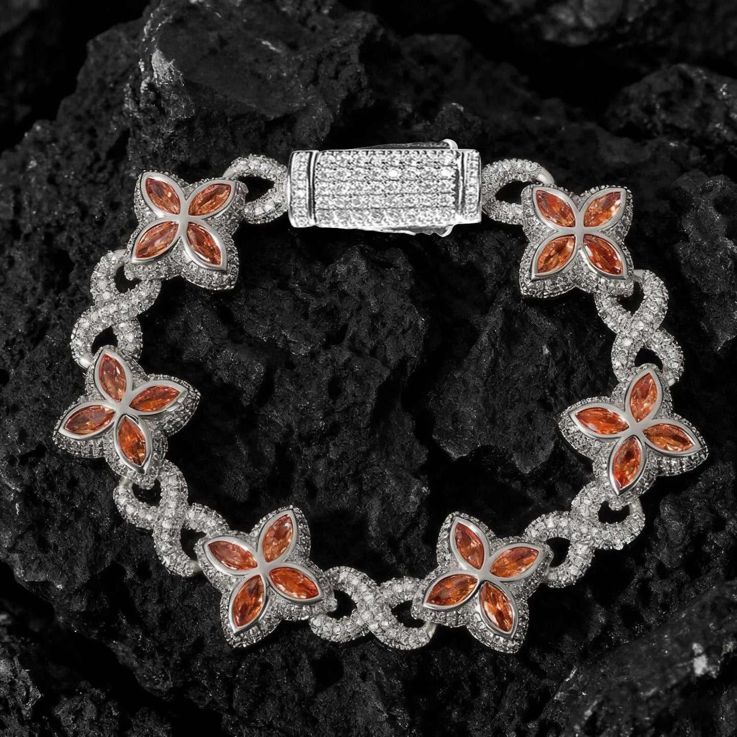 Spring-clasp Zircon Colorful Bracelet Jewelry