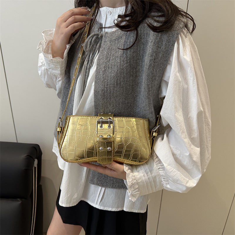 Heavy-metal-style Underarm Bag Perfect For Everyday Shoulder Wear