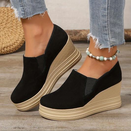 Women's Minimalist Casual Color Blocked High-heeled Sandals